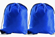 Load image into Gallery viewer, 2 x School Drawstring Bag Sport Gym Swim PE Dance Sports Book Ballet Waterproof