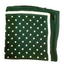 Load image into Gallery viewer, Large Square 70cm Ladies Polka Dots Faux Silk Thin Scarf Neck Warmer Bandana UK