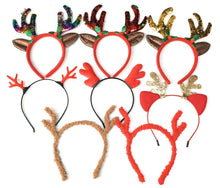 Load image into Gallery viewer, Kids Adult Christmas Headbopper Headband Head Bopper Novelty Fun Fancy Dress UK