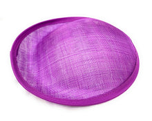 Load image into Gallery viewer, 20cm Round Sinamay Dipped Disc Fascinator Base Hat Millinery DIY Supply UK