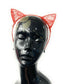 Girls Lace Cat Ear Headband Hairband Costume Fancy Dress Ears Cosplay Party UK
