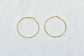 Gold Hoop Earrings Women's Pierced Jewelry in Varied Shapes
