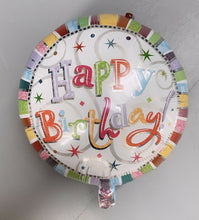 Load image into Gallery viewer, Reusable 18" Happy Birthday Party Foil Balloon Self Inflating Air Baloon Unicorn