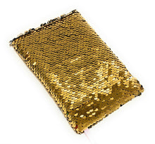 Load image into Gallery viewer, Small A6 Reversible Sequin Notebook Notepad Diary Book Childrens Girls Kids