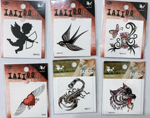 Load image into Gallery viewer, 6 Temporary Tattoos – 7 x 9cm