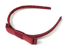 Load image into Gallery viewer, Classic Girls Children's Hair Bow Alice Band Headband Handmade - over 20 Colours