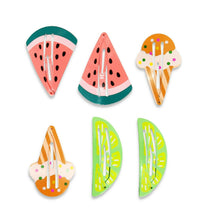 Load image into Gallery viewer, Set Pack Kids Girls Bendies Sleepies Hair Snap Clip Slides - Novelty Design Gift