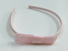 Load image into Gallery viewer, Classic Girls Children's Hair Bow Alice Band Headband Handmade - over 20 Colours