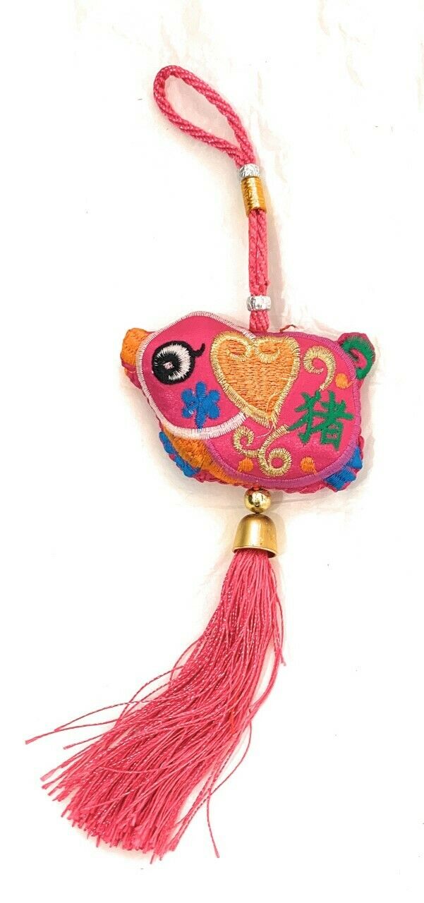 Lucky Tassel Chinese New Year Wall Hanging Car Deco Bag Charm - Zodiac Animals