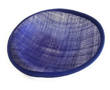 Load image into Gallery viewer, 20cm Round Sinamay Dipped Disc Fascinator Base Hat Millinery DIY Supply UK