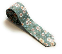 Load image into Gallery viewer, High Quality Luxury 100% Cotton Men's Floral Flowers Party Tie - Summer Blooms