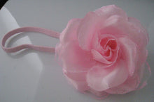 Load image into Gallery viewer, Baby Girls Rose Flower Hairband Soft Elastic Headband Hair Accessories Childrens
