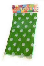 Load image into Gallery viewer, Disposable Polka Dot Table Cover Cloth Plastic PVC Tablecloth Birthday Party UK