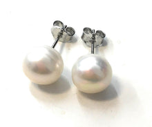 Load image into Gallery viewer, 925 Sterling Silver Genuine Cultured Freshwater Pearl Stud Earrings Studs Gift