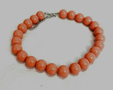 Load image into Gallery viewer, Large 18mm Faux Pearl Bead Chain Vintage Statement Great Gatsby Necklace Choker