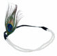 Peacock Feather Flapper Headband 1920s Great Gatsby Headdress Vintage