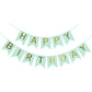 Happy Birthday Bunting Banner - Hanging Letters Party Decoration Garland Unicorn