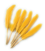 Load image into Gallery viewer, 50 x Goose Feathers Pack, 10 - 15cm Arts &amp; Crafts Fancy Dress Making Feather UK