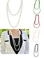 150cm Long multi layer Gatsby PEARL NECKLACE Beaded Chain Wedding Bridal Gift UK