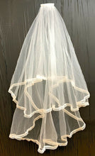 Load image into Gallery viewer, White Bridal Lace Veil on Comb Bride to Be Hen Night Bachelorette Wedding Party