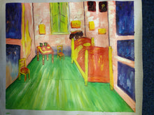 Load image into Gallery viewer, Hand-Painted CANVAS Oil Painting VAN GOGH Bedroom Reproduction 20 x 24 inch