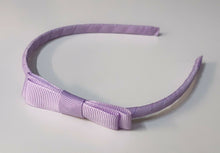 Load image into Gallery viewer, Classic Girls Children's Hair Bow Alice Band Headband Handmade - over 20 Colours