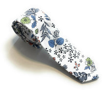 Load image into Gallery viewer, High Quality Luxury 100% Cotton Men's Floral Flowers Party Tie - Summer Blooms