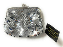 Load image into Gallery viewer, Ladies Girls Reversible Sequin Coin Wallet Pouch Money Purse Card Holder Gift UK