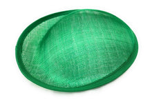 Load image into Gallery viewer, 20cm Round Sinamay Dipped Disc Fascinator Base Hat Millinery DIY Supply UK