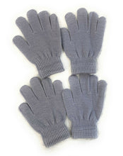 Load image into Gallery viewer, 2 Pairs of Kids Children's Magic Primary School Gloves Winter Warm Stretchy UK