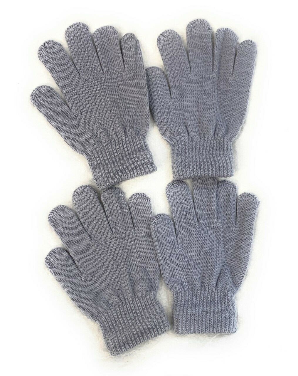 2 Pairs of Kids Children's Magic Primary School Gloves Winter Warm Stretchy UK