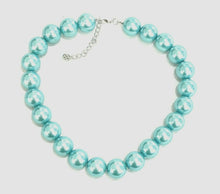 Load image into Gallery viewer, Large 18mm Faux Pearl Bead Chain Vintage Statement Great Gatsby Necklace Choker