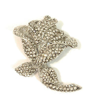 Load image into Gallery viewer, Diamante Crystal Rhinestone Faux Pearl Brooch Pin Animal Rose Jewelry Xmas Gift
