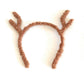 Reindeer Antlers Christmas Fancy Dress Festive Stag Deer Ears Towel Headband UK