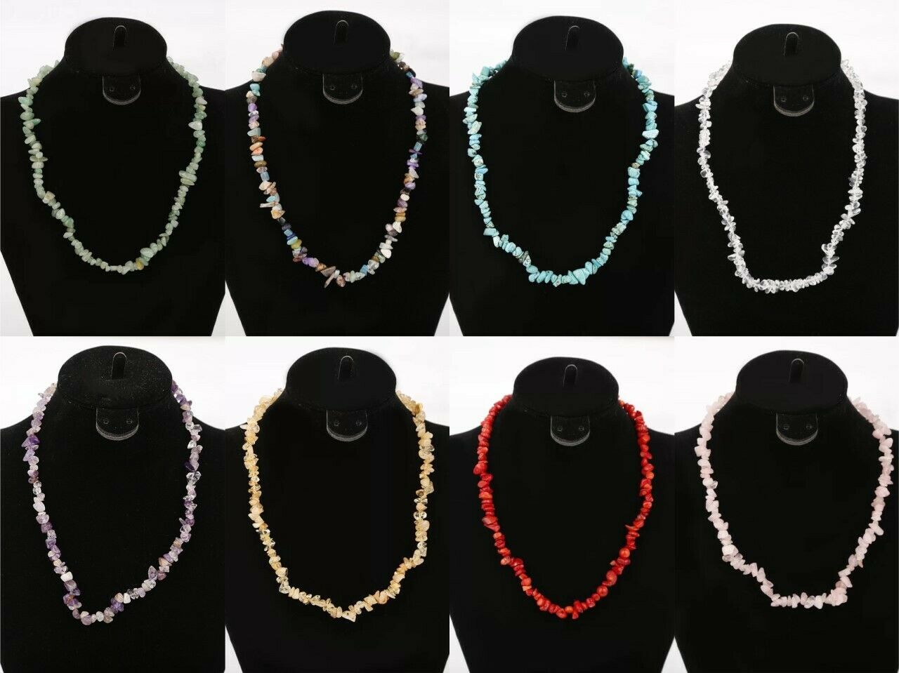 Handmade Natural Stone Beads Beaded Necklace Bracelet Earrings UK