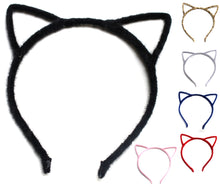 Load image into Gallery viewer, Alice Band Cat Ear Headband Fluffy Women Hair Accessories Design Party Felt Wire