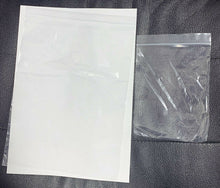 Load image into Gallery viewer, 100 Strong Clear Plastic Bags Self Seal Reusable Zip Lock Bag -A4 Large A6 Small