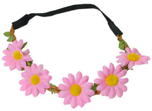 Load image into Gallery viewer, Daisy Garland Hairband Headband Christening Festival Elastic Flower Floral Hair