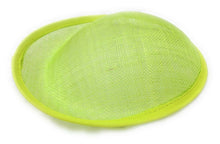 Load image into Gallery viewer, 20cm Round Sinamay Dipped Disc Fascinator Base Hat Millinery DIY Supply UK