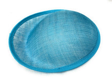 Load image into Gallery viewer, 20cm Round Sinamay Dipped Disc Fascinator Base Hat Millinery DIY Supply UK