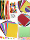 Mega Craft Pack Gift Set - Pipe Cleaners Origami Felt Glitter Paper Card Xmas UK