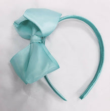 Load image into Gallery viewer, Girls Kids Large Hair Bow Headband Alice Band Ribbon Bands School Wedding Party