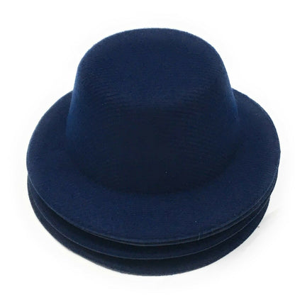 Set of 4 x Mini Round Top Hat Cap Fascinator Felt Hat Base Supplies Wholesale