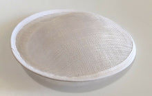 Load image into Gallery viewer, 20cm Round Sinamay Dipped Disc Fascinator Base Hat Millinery DIY Supply UK