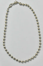 Load image into Gallery viewer, Silver Coloured Bead Necklace with Dolphin Clasp