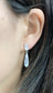 Quality Clear Platinum Silver Plated Zircon Crystal Dangle Water Drop Earrings