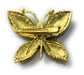 Gorgeous Large Gold Full Crystal Butterfly Bridal Hair Clip