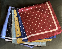Load image into Gallery viewer, Large Square 70cm Ladies Polka Dots Faux Silk Thin Scarf Neck Warmer Bandana UK
