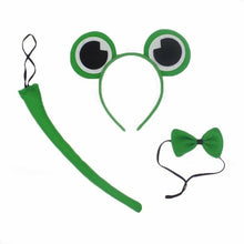 Load image into Gallery viewer, Animal Costume Ears Tail Bow Tie SET Headband Kids SCHOOL PLAY DRAMA FANCY DRESS