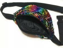 Load image into Gallery viewer, Girls Small Sequin BUM BAG Fanny Pack Travel Waist Money Belt Wallet Pouch UK